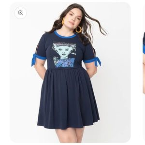 Unique Vintage x Universal Monsters Bride of Frankenstein dress 3X/20